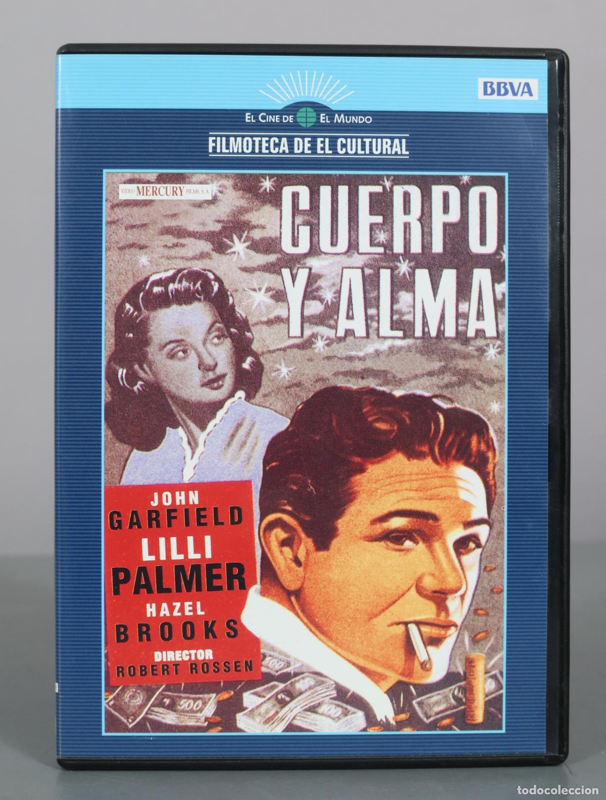 Cine: DVD. Cuerpo y Alma - John Garfield, Lilli Palmer, Hazel Brooks, Robert Rossen - Filmoteca de El