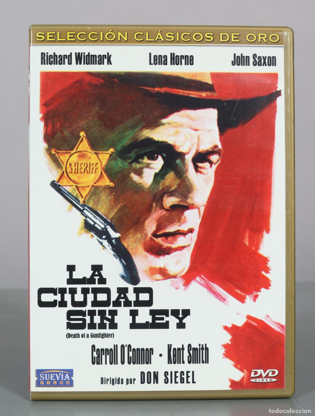 Cine: DVD. La ciudad sin ley - Don Siegel - Richard Widmark, Lena Horne, John Saxon - Suevia Films