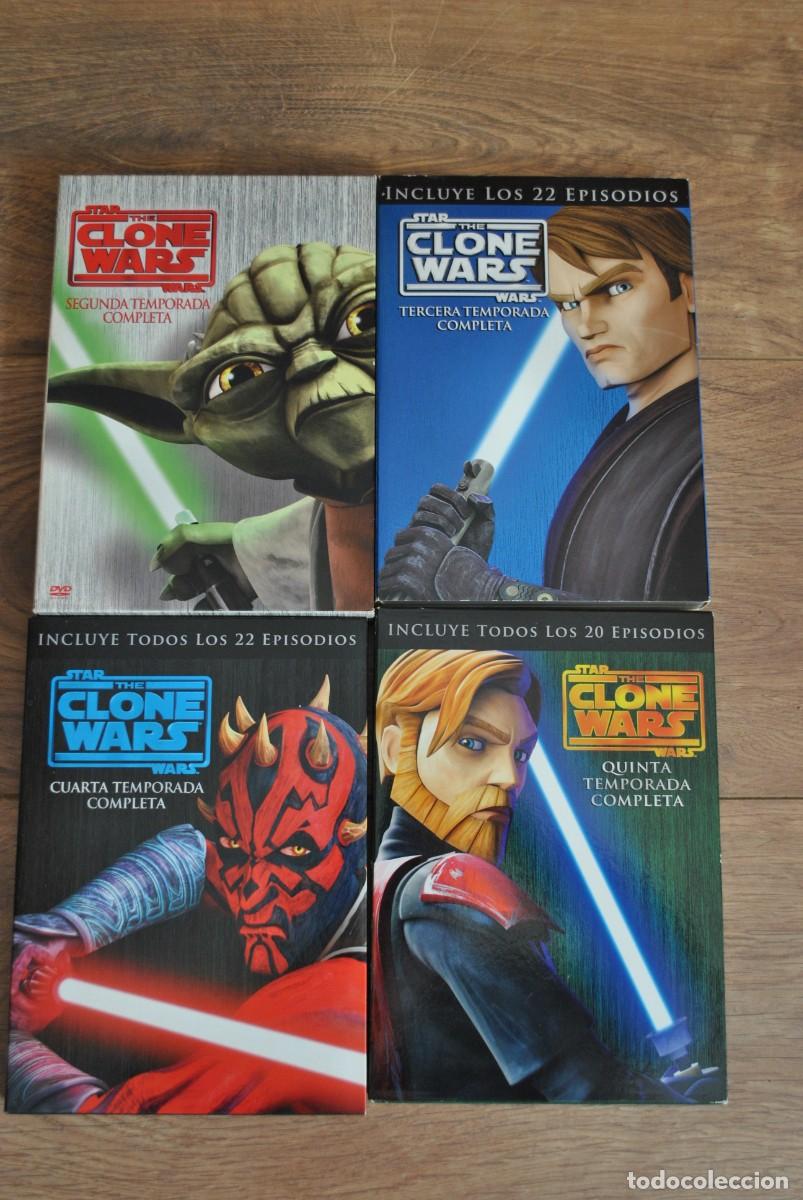 Cine: Serie Las Guerras Clon-DVD-2&ordf;, 3&ordf;, 4&ordf; Y 5&ordf; TEMPORADAS.