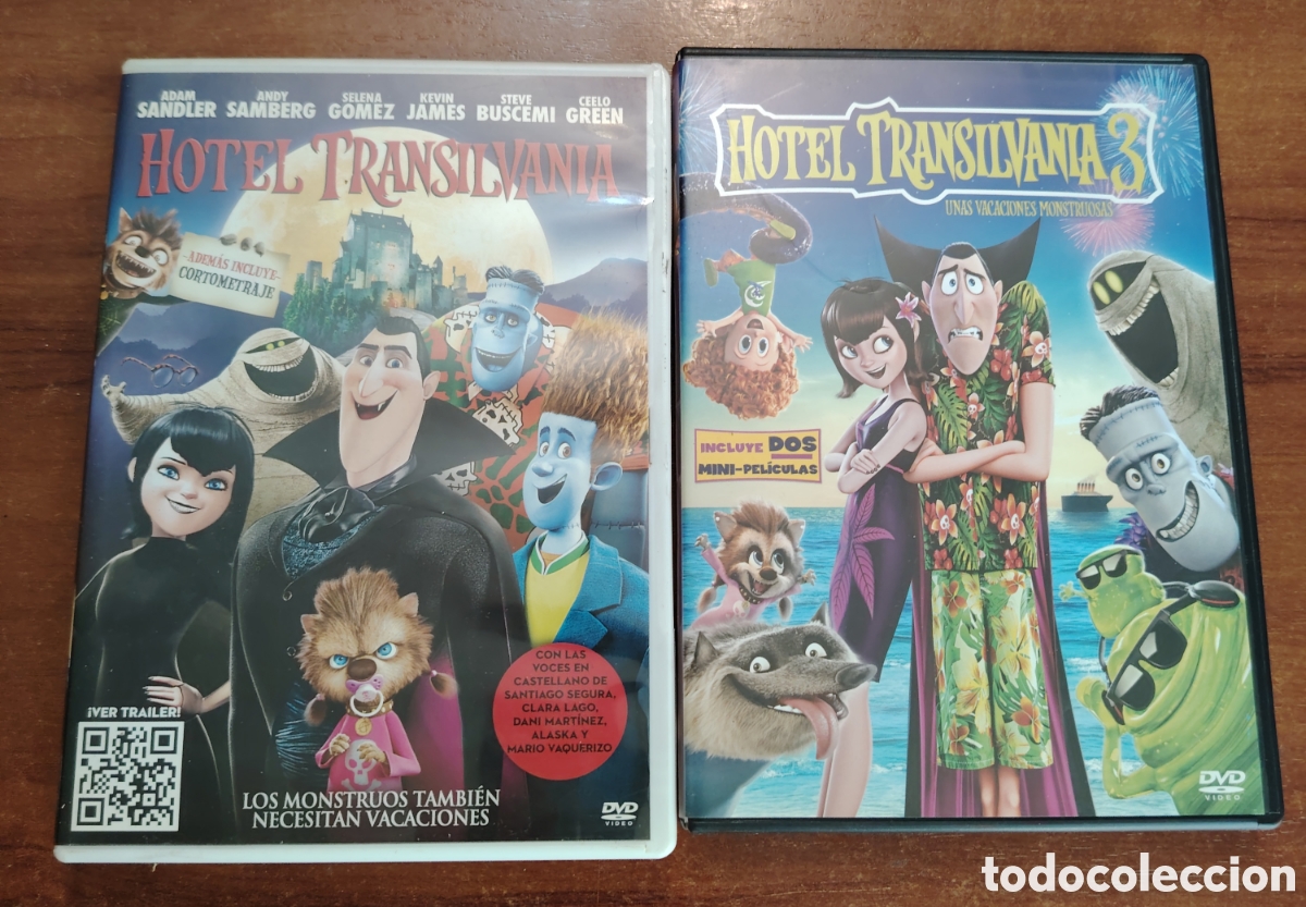 Cine: 2 DVD dibujos animados Hotel Transilvania