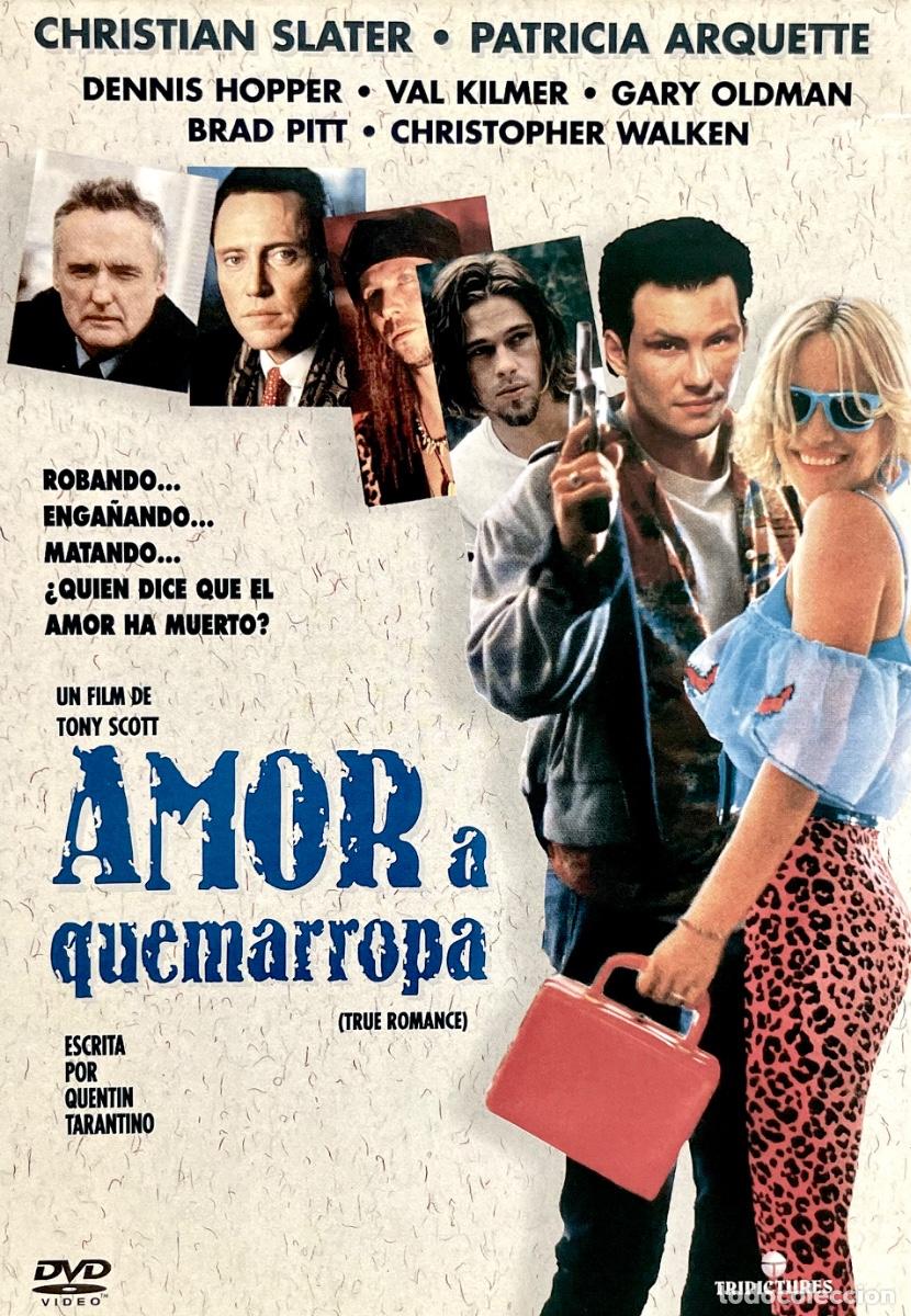 Cine: AMOR A QUEMARROPA. Dennis Hopper. Christopher Walken. Gary Oldman. Brad Pitt. Quentin Tarantino.