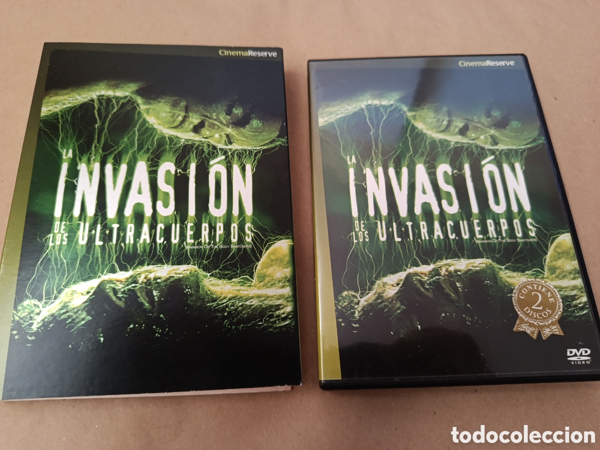 Cine: Dvd. La invasi&oacute;n de los ultracuerpos. 2 dvds. Terror. Pel&iacute;cula de culto.