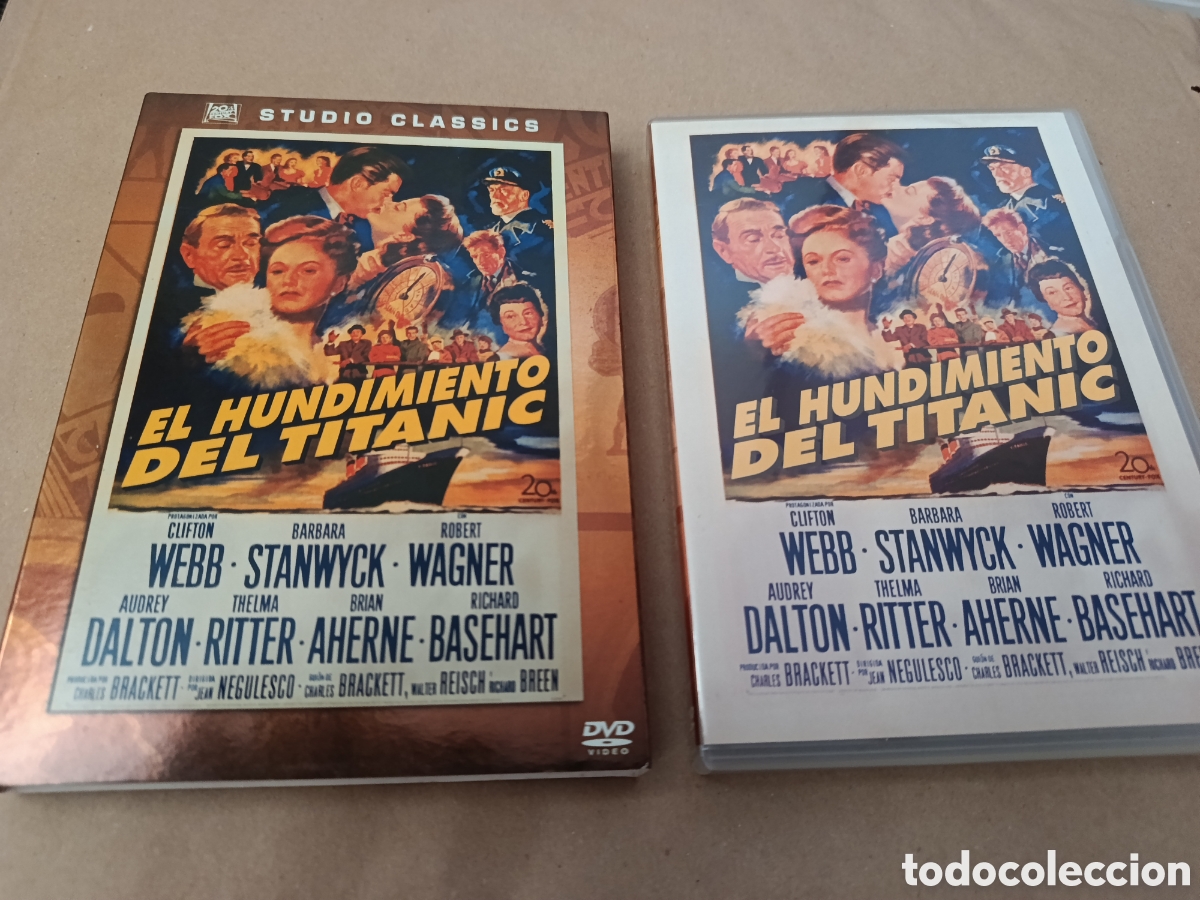 Cine: Dvd. El hundimiento del Titanic. Con Barvara Stanwyck.