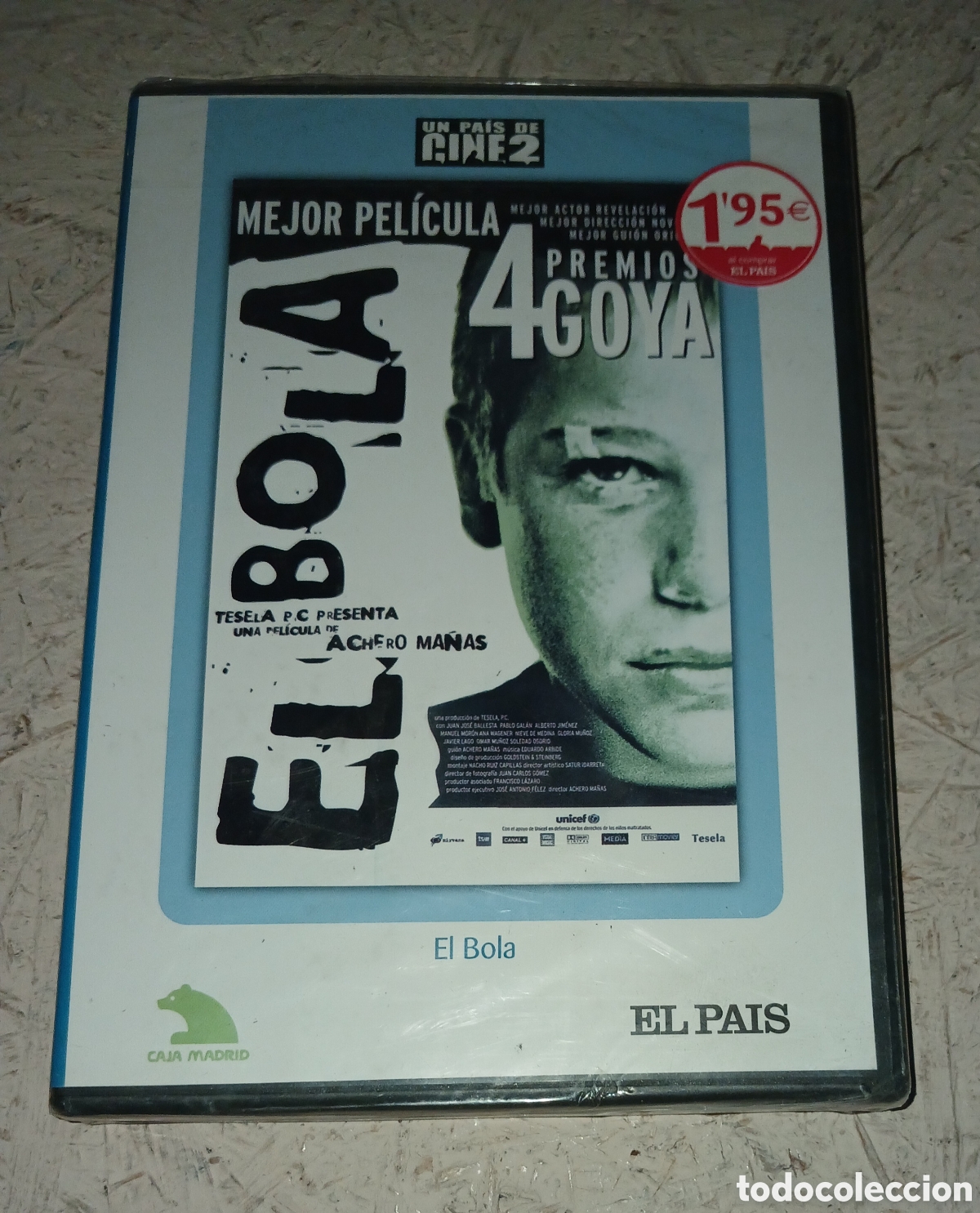 Cine: DVD El Bola - Achero Ma&ntilde;as - Precintado / Nuevo - Colecci&oacute;n El Pa&iacute;s