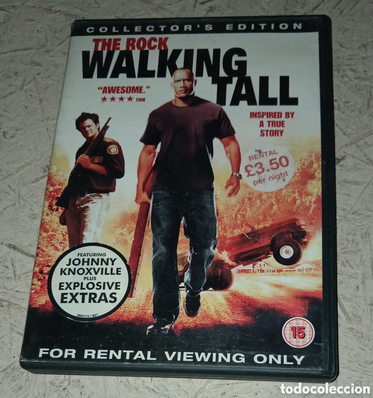 Cine: DVD Walking Tall (Pisando Fuerte) The Rock Edici&oacute;n Coleccionista Alquiler (UK) Audio Espa&ntilde;ol ingl&eacute;s