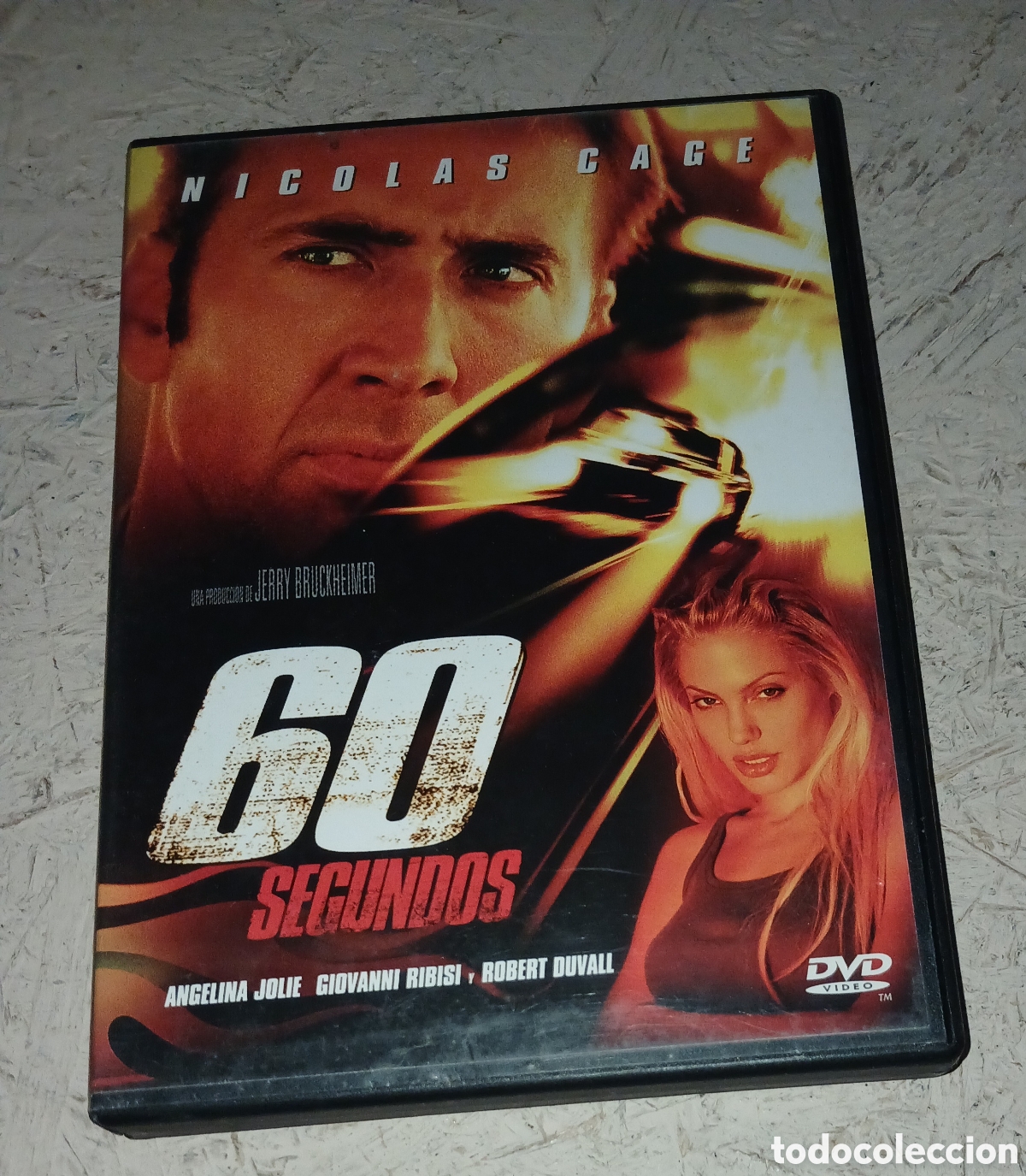 Cine: Pel&iacute;cula DVD - 60 Segundos - Nicolas Cage, Angelina Jolie - Muy buen estado