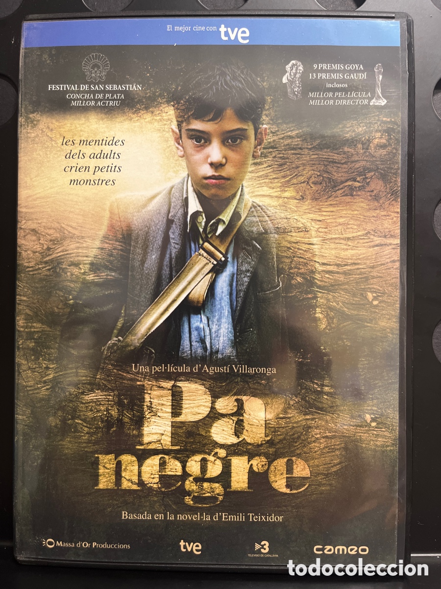 Cine: PA NEGRE d&rsquo; AGUST&Iacute; VILLARONGA 109&rsquo; DVD ( 2010 )