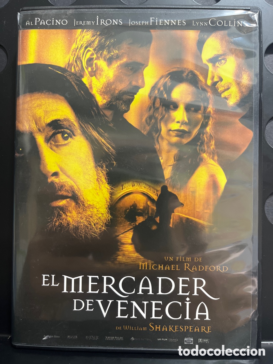 Cine: EL MERCADER DE VENECIA de MICHAEL RADFORD 126&rsquo; DVD ( 2004 )