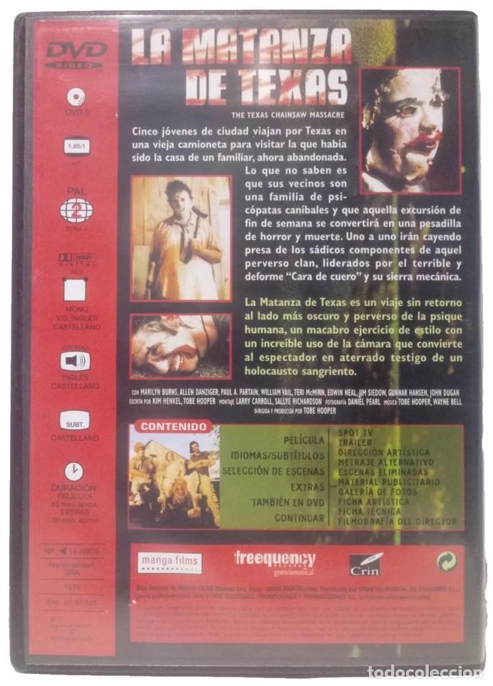 Cine: LA MATANZA DE TEXAS DVD - Foto 2