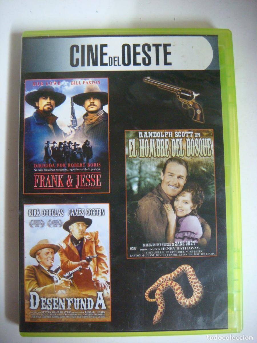 Cine: D.V.D. 3 X 1 FRANK&JESSE-DESEFUNDA Y EL HOMBRE DEL BOSQUE-CAJ-N&ordm;-6