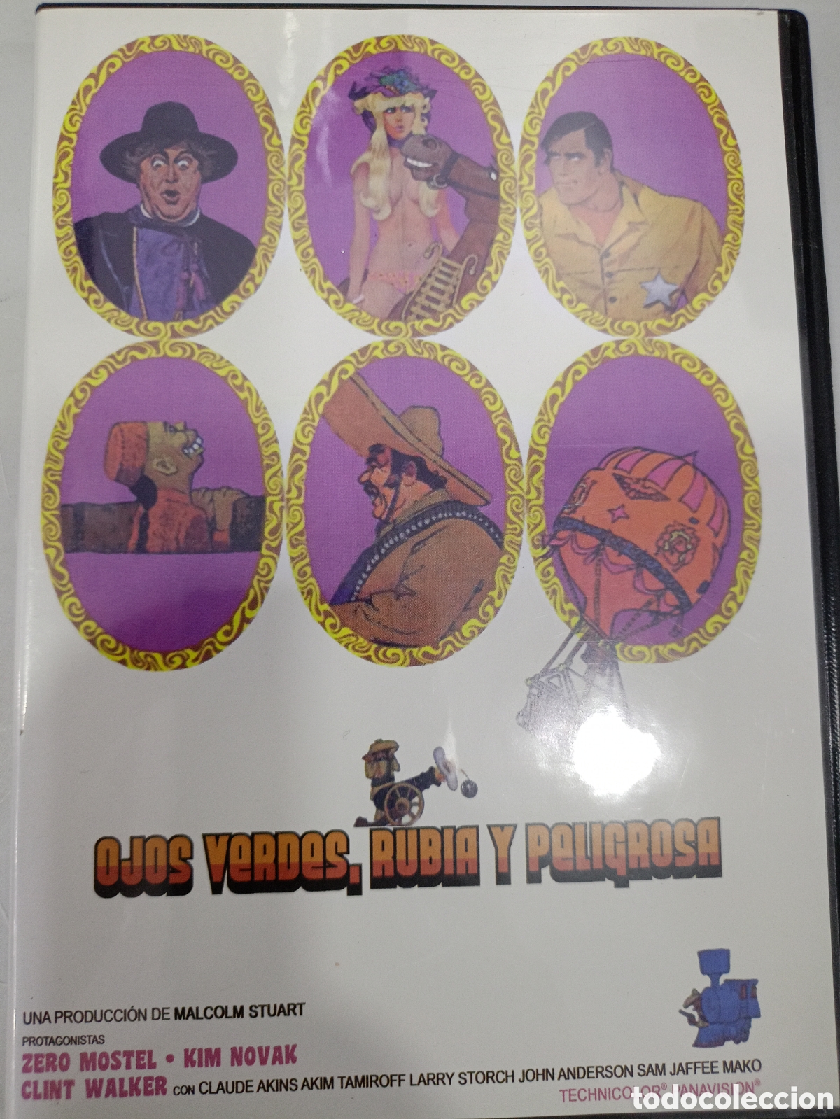 Cine: DVD Ojos verdes ,rubia y peligrosa