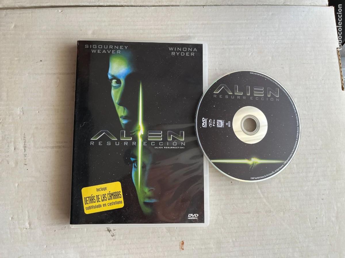 Cine: ALIEN RESURRECCION INCLUYE DETRAS DE LAS CAMARAS.. - PELICULA DVD KREATEN