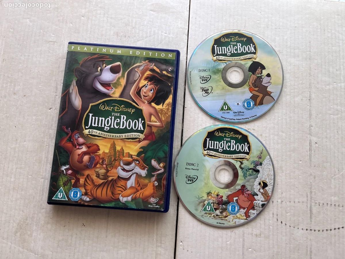 Cine: THE JUNGLEBOOK 4OTH ANNIVERSARY - DISNEY - INGLES - DVD PELICULA KREATEN