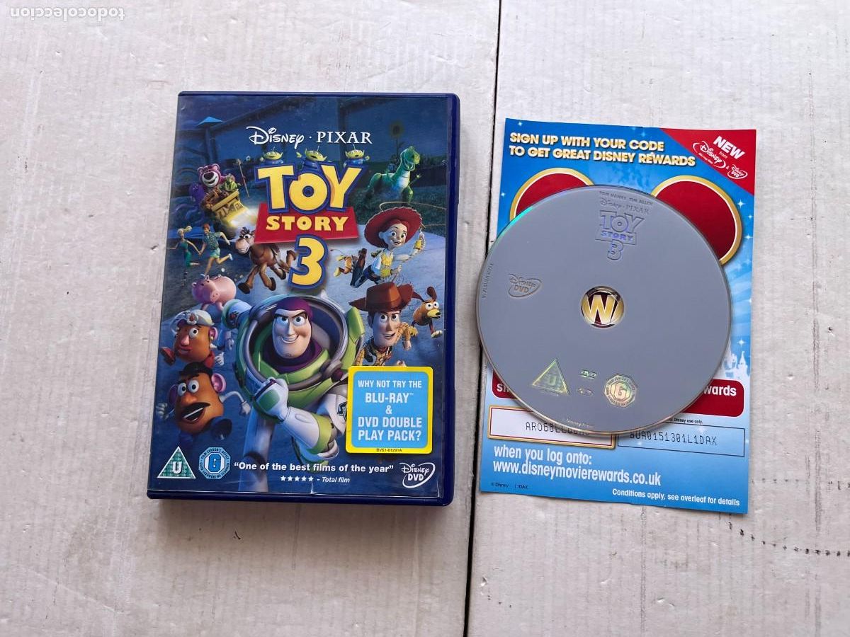 Cine: TOY STORY 3 - DISNEY PIXAR - INGLES - DVD PELICULA KREATEN