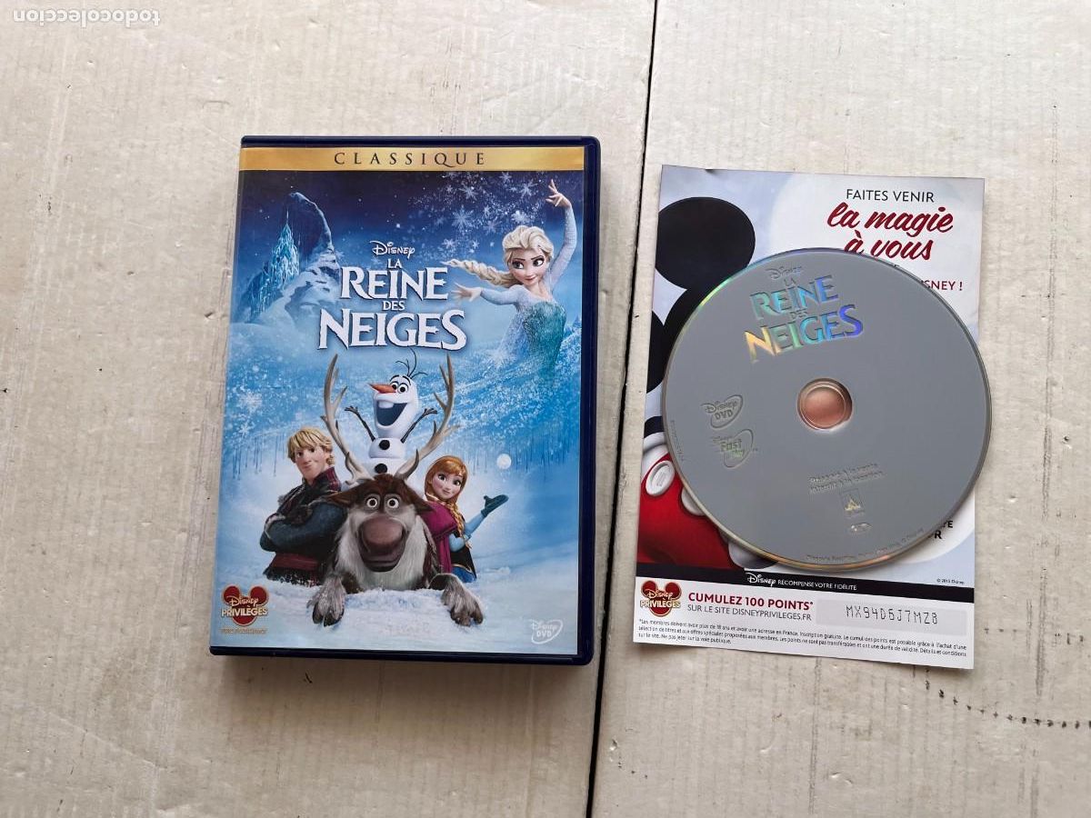 Cine: LA REINE DES NEIGES - DISNEY PIXAR - FRANCES - DVD PELICULA KREATEN
