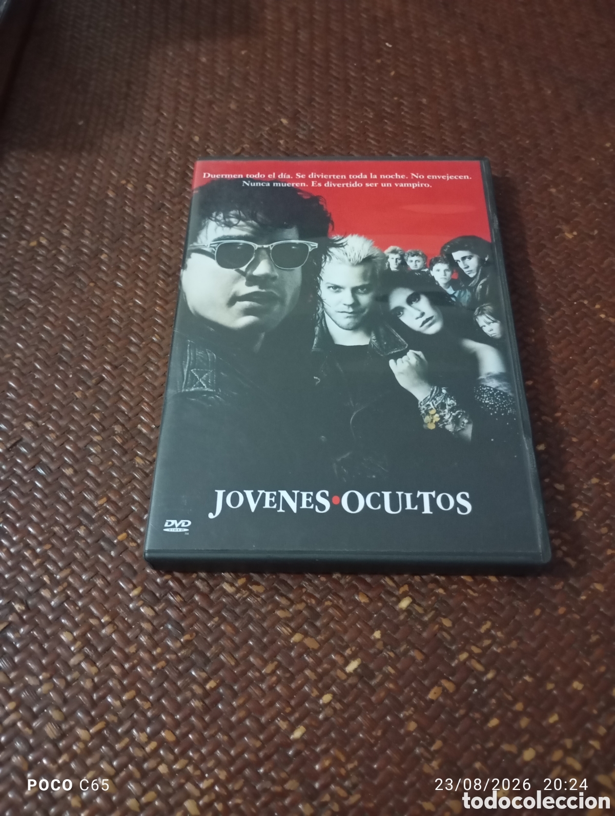 Cine: J&oacute;venes ocultos DVD como nuevo