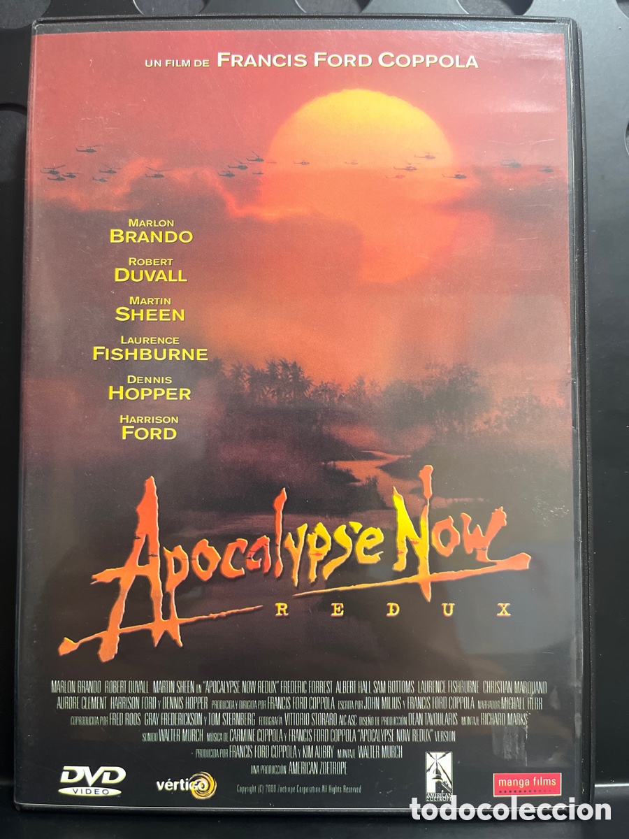 Cine: APOCALYPSE NOW : REDUX de FRANCIS FORD COPPOLA 202&rsquo; 16&rsquo; EXTRAS DVD ( 2001 )