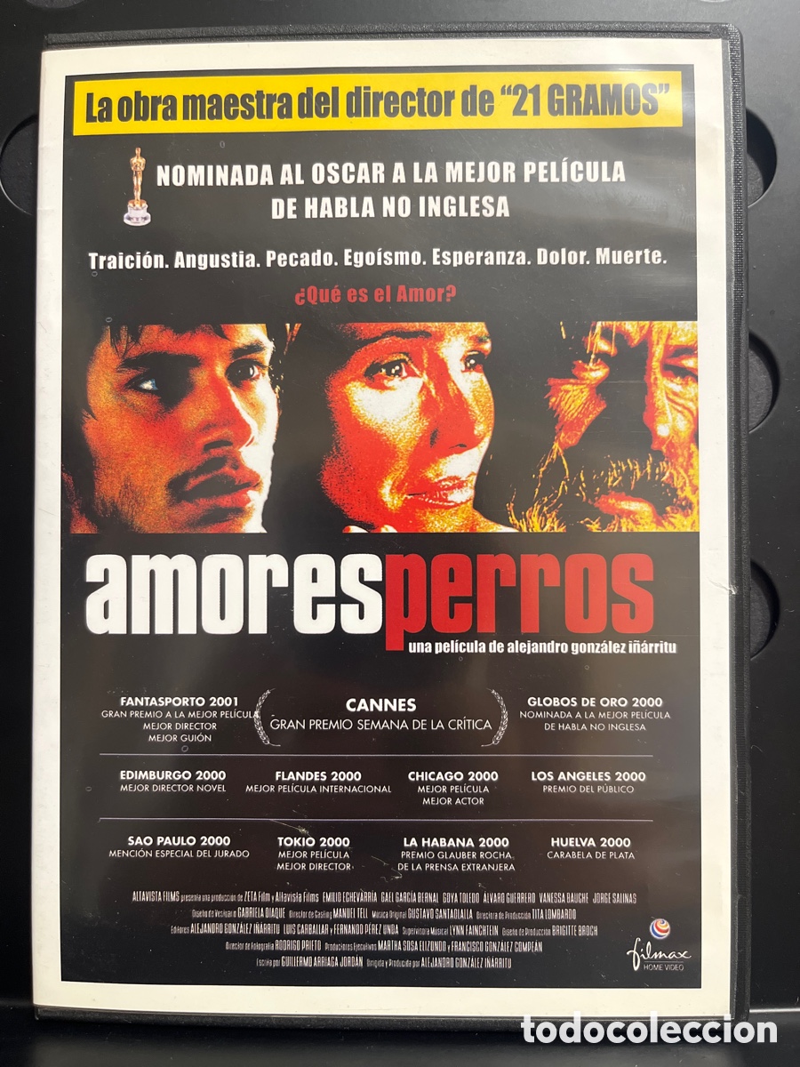 Cine: AMORES PERROS de ALEJANDRO GONZ&Aacute;LEZ I&Ntilde;ARRITU 147&rsquo; DVD ( 2000 )