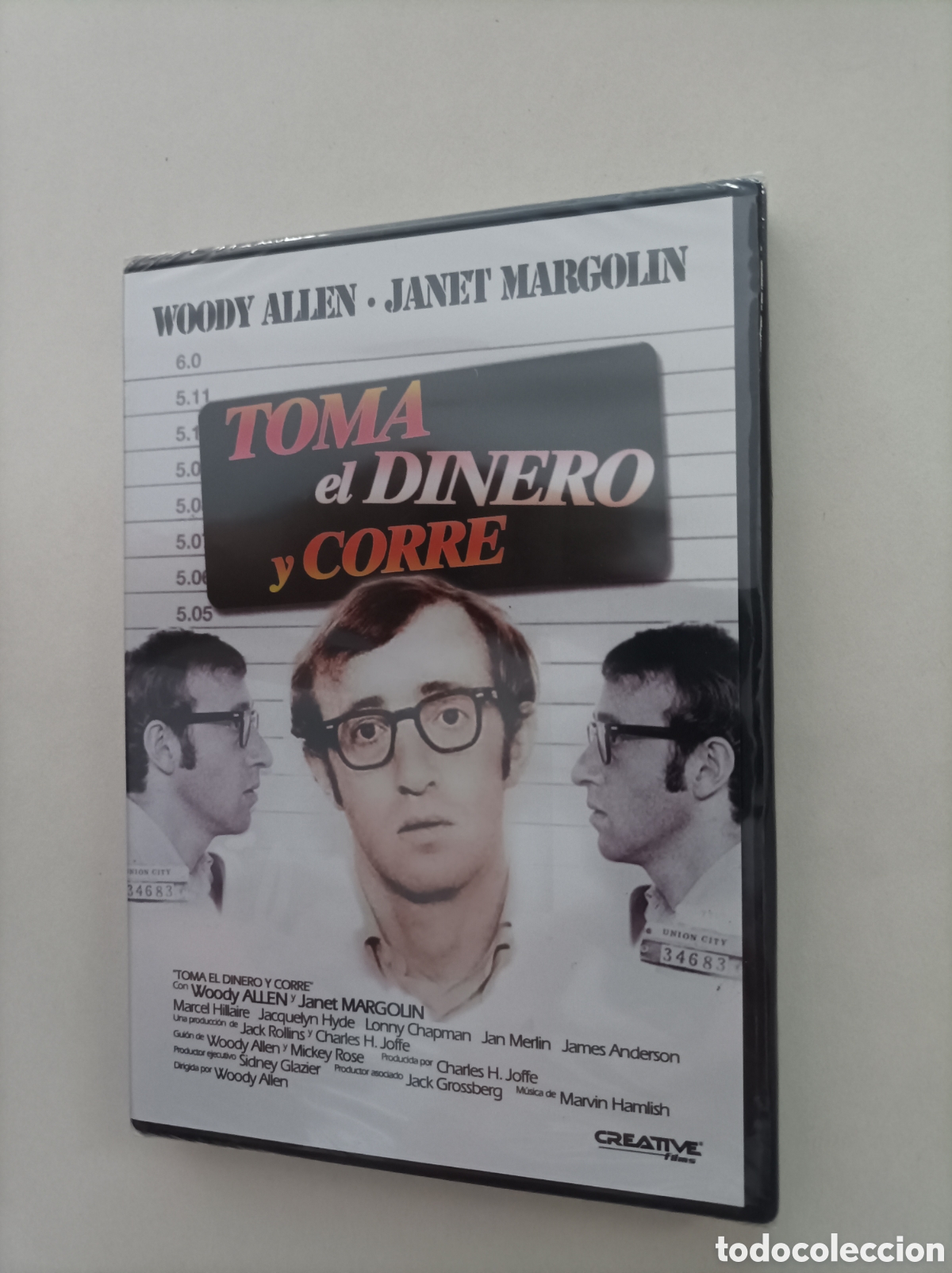 Cine: Toma el dinero y corre. Woody Allen. DVD nuevo. Precintado