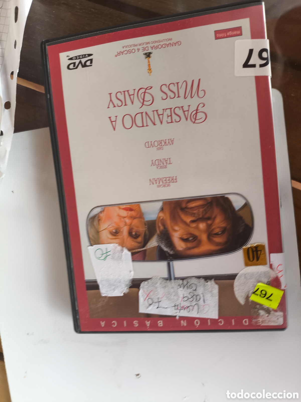 Cinema: DVD de paseando a miss daisy .lote P.n.0767