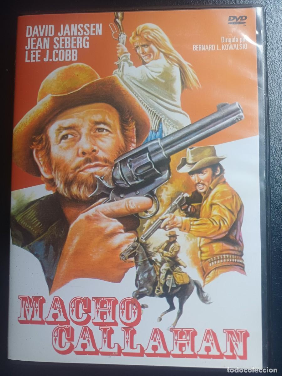 Cine: Macho Callahan. David Janssen, Jean Seberg, Lee J. Cobb, David Carradine, Bo Hopkins