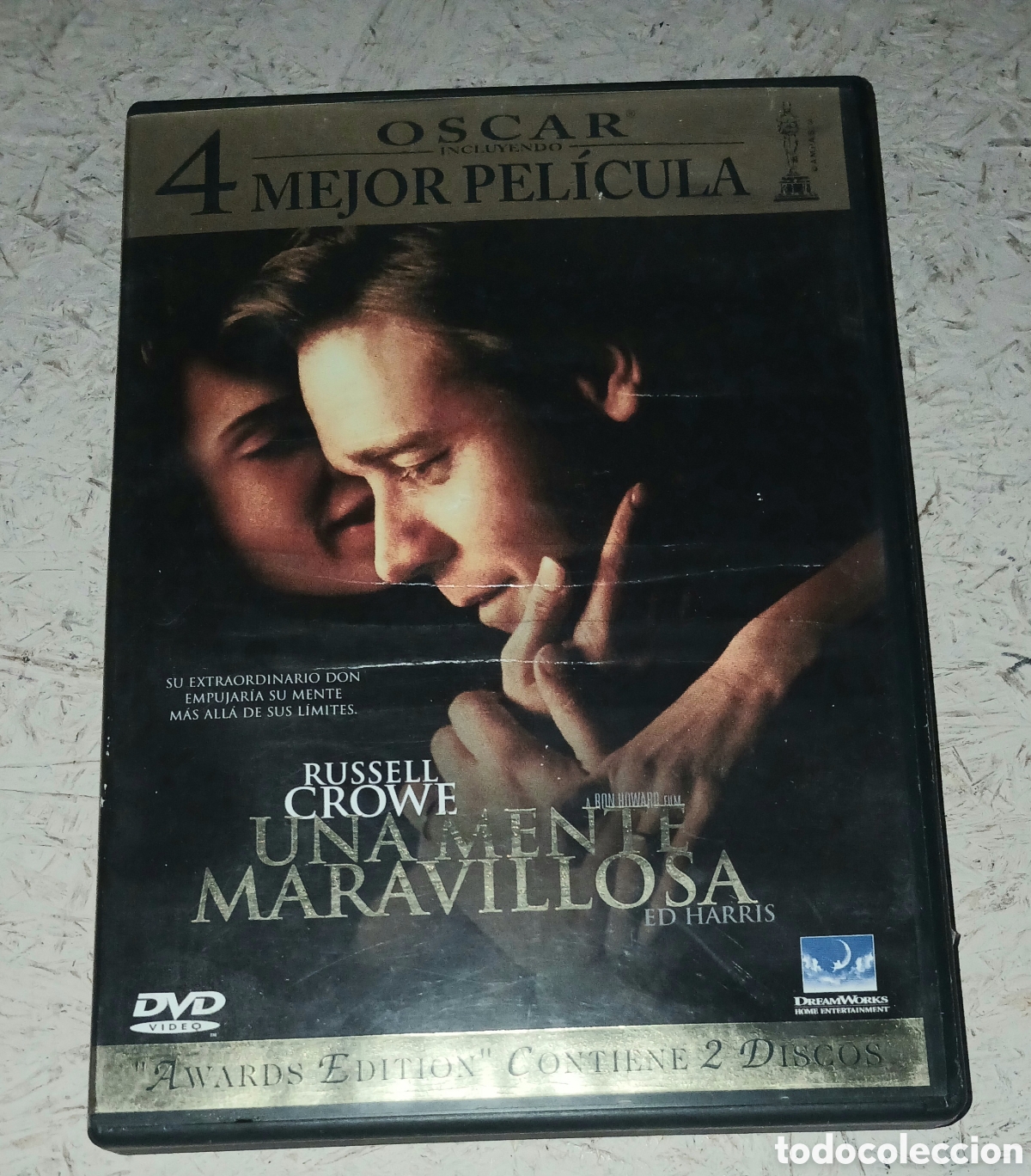 Cine: DVD Una Mente Maravillosa - Edici&oacute;n Especial 2 Discos (Awards Edition) - Russell Crowe - Ron Howard