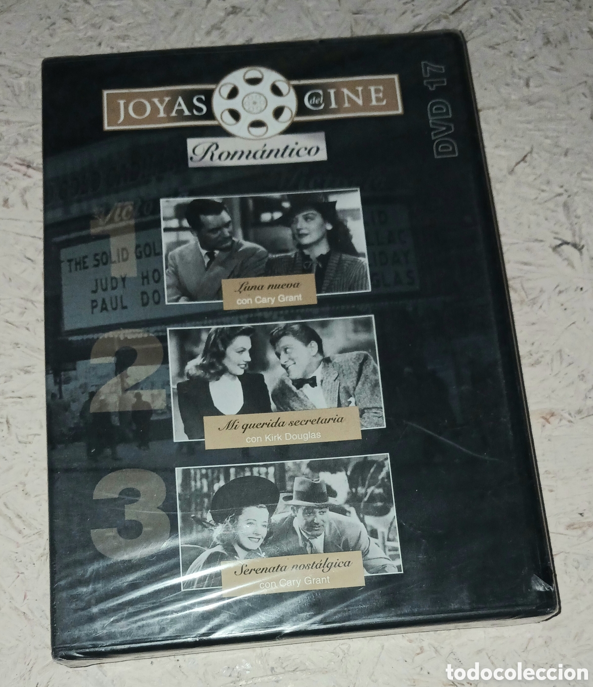 Cine: DVD Joyas del Cine Rom&aacute;ntico N&deg; 17 Luna Nueva Mi Querida Secretaria Serenata Nost&aacute;lgica Precintado