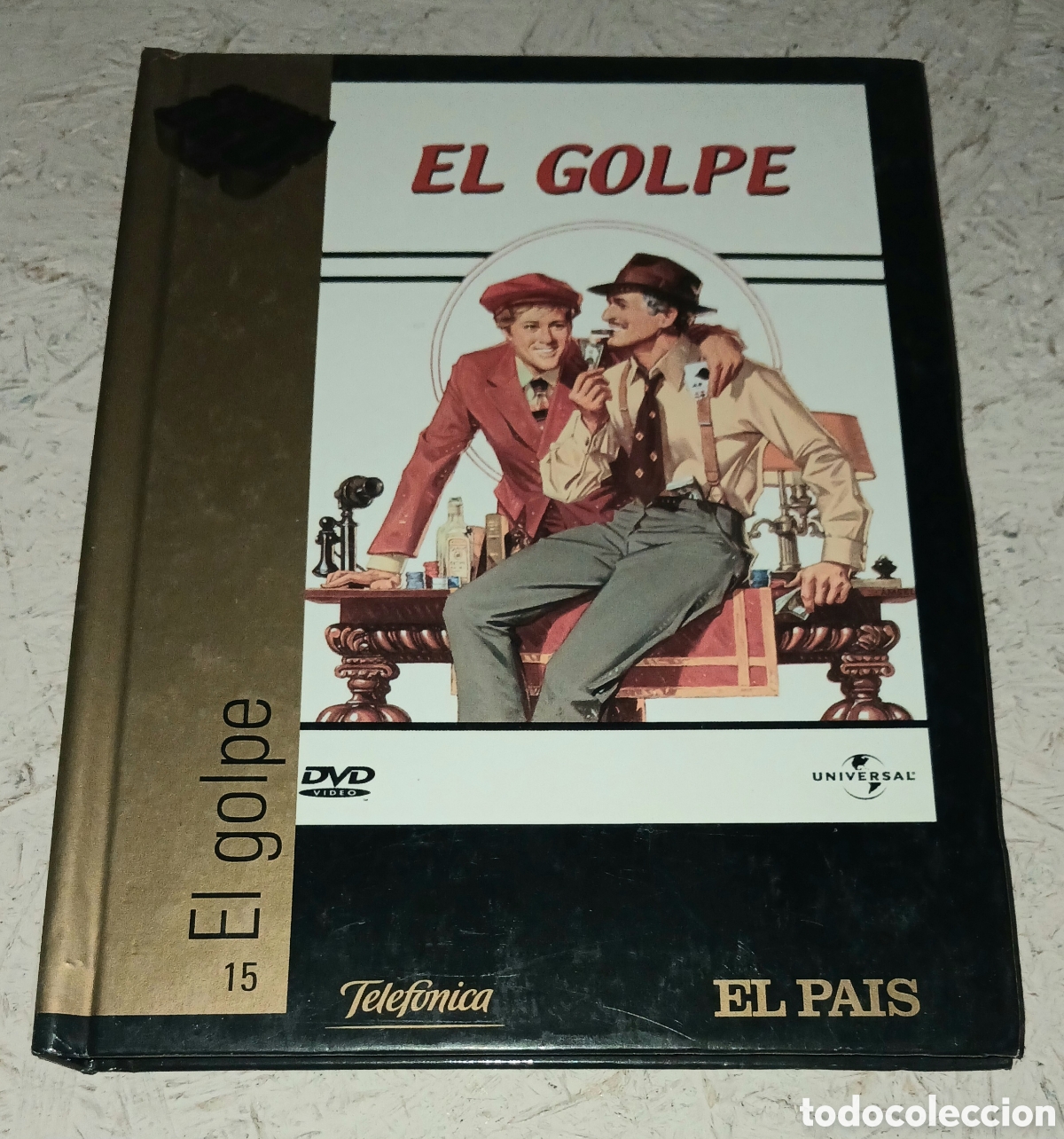 Cine: DVD Libro El Golpe (The Sting) N&ordm; 15 - Paul Newman, Robert Redford - Cine de Colecci&oacute;n El Pa&iacute;s