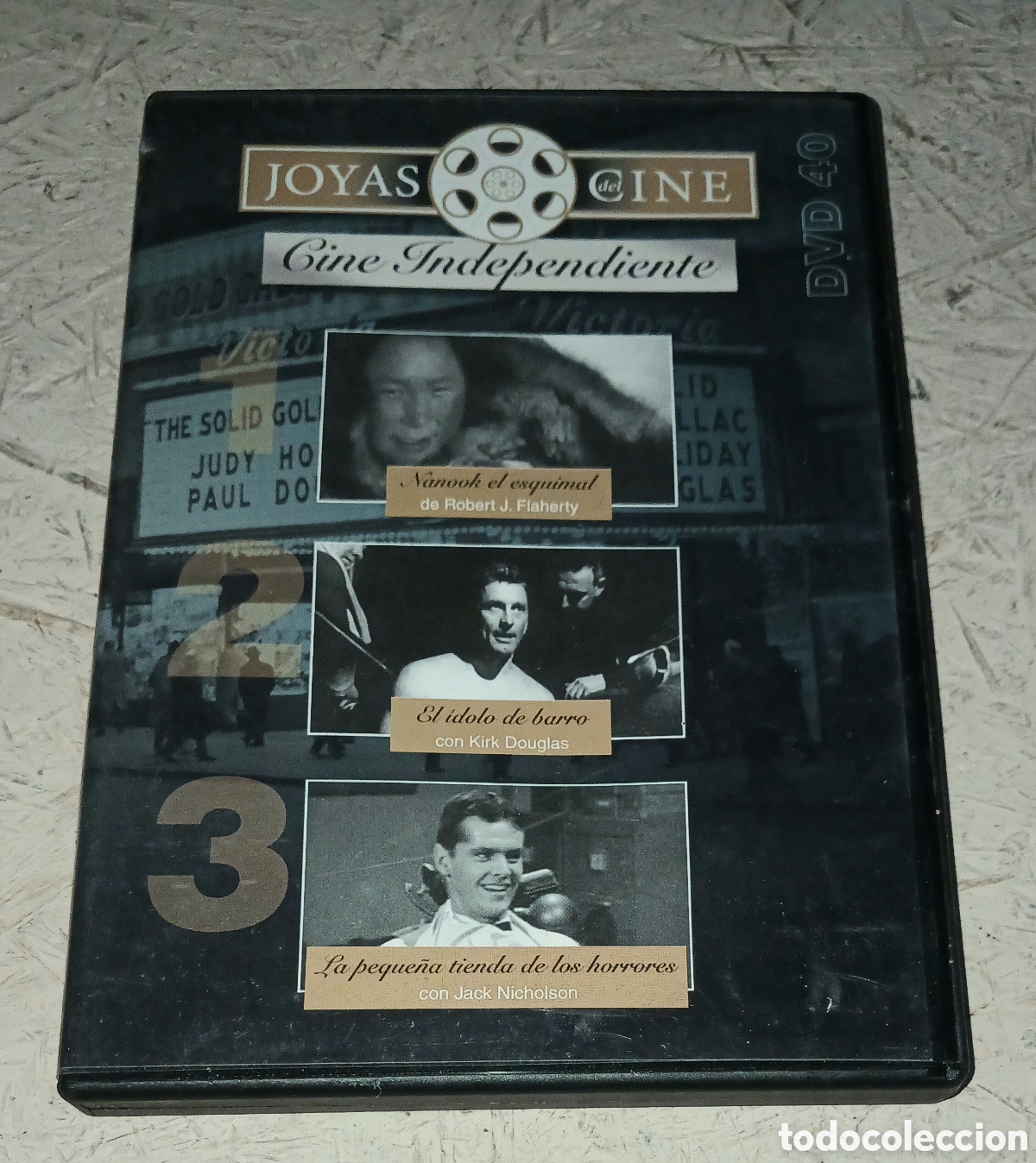 Cine: DVD Joyas del Cine Independiente n&deg;40 Nanook el Esquimal El &Iacute;dolo de Barro La Tienda de los horrores
