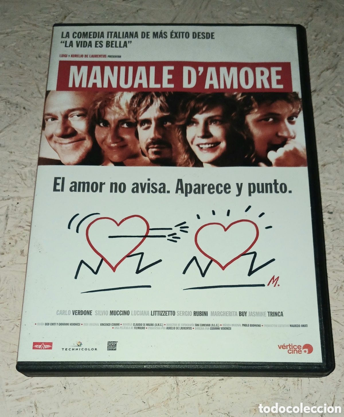 Cine: DVD Manuale D'Amore (Manuale D'Amore: El Amor No Avisa) - Carlo Verdone, Silvio Muccino - Comedia It