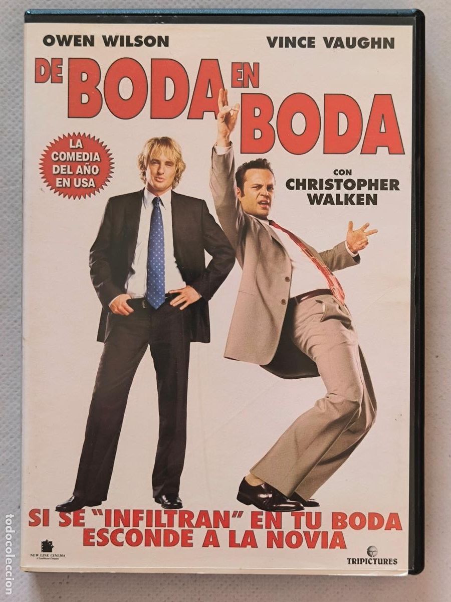 Cine: DVD DE BODA EN BODA - OWEN WILSON, VINCE VAUGHN - LEER DESCRIPCION (273)