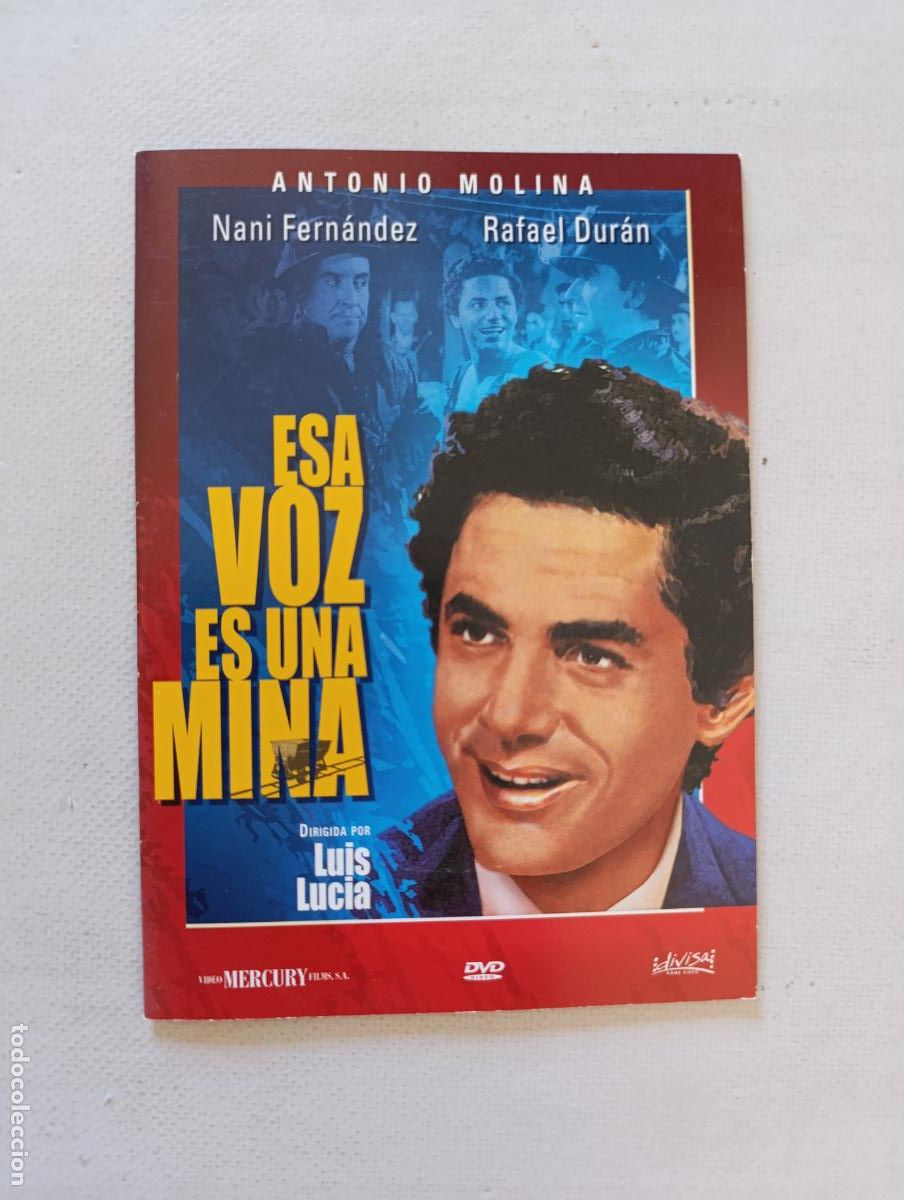 Cine: DVD ESA VOZ ES UNA MINA - ANTONIO MOLINA - FUNDA FINA CARTON (273)