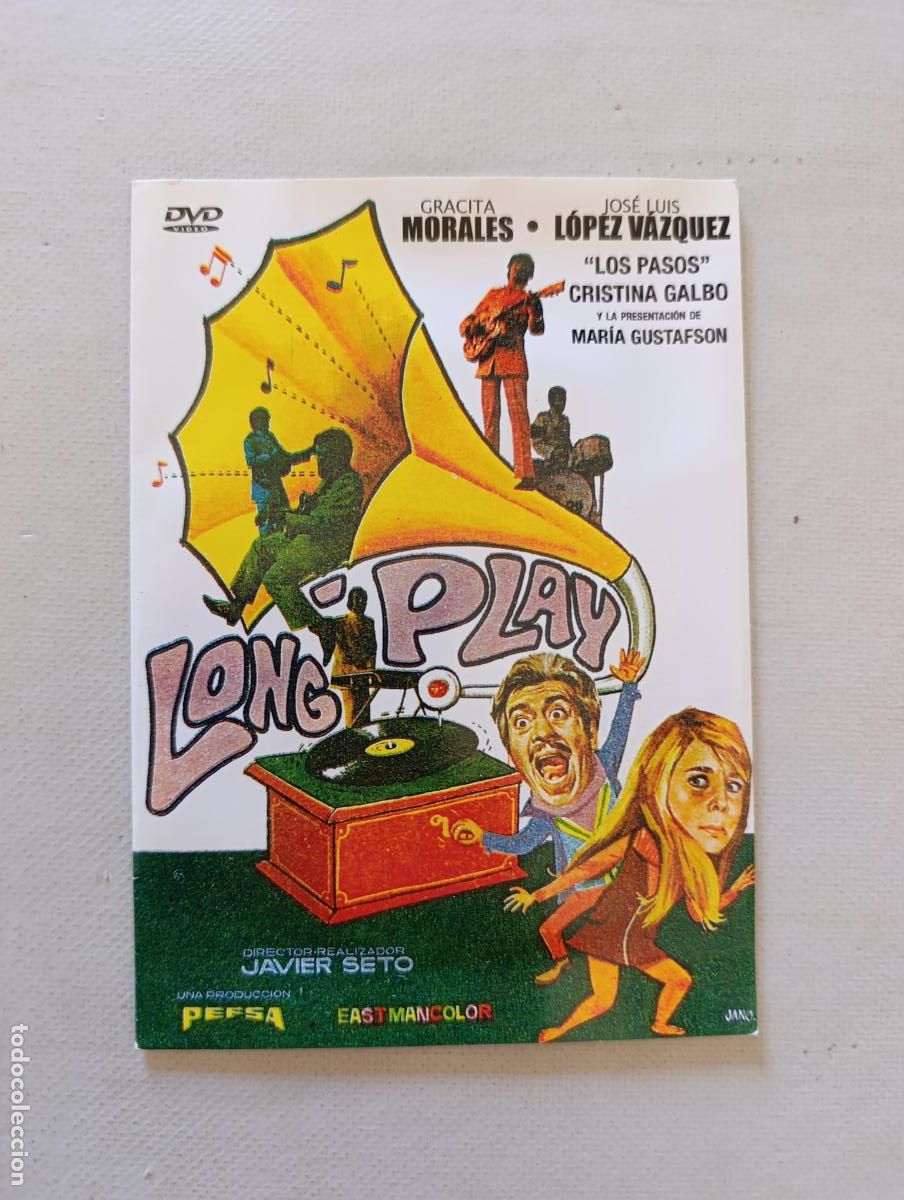 Cine: DVD LONG PLAY - GRACITA MORALES - FUNDA FINA CARTON (273)