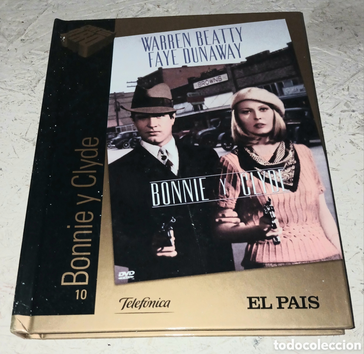 Cine: DVD Libro Bonnie y Clyde N&ordm; 10 - Warren Beatty, Faye Dunaway - Cine de Oro El Pa&iacute;s