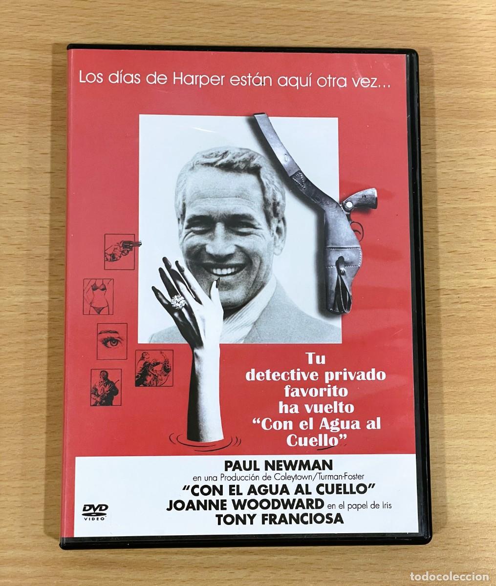 Cine: DVD CINE NEGRO POLIC&Iacute;ACO CON PAUL NEWMAN COMO HARPER - CON EL AGUA AL CUELLO (1975)