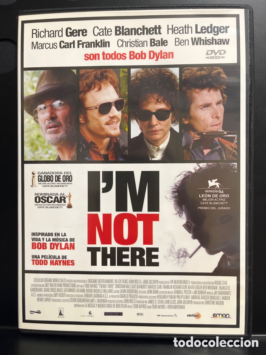 Cine: I&rsquo;M NOT THERE de TODD HAYNES 135&rsquo; DVD ( 2007 )