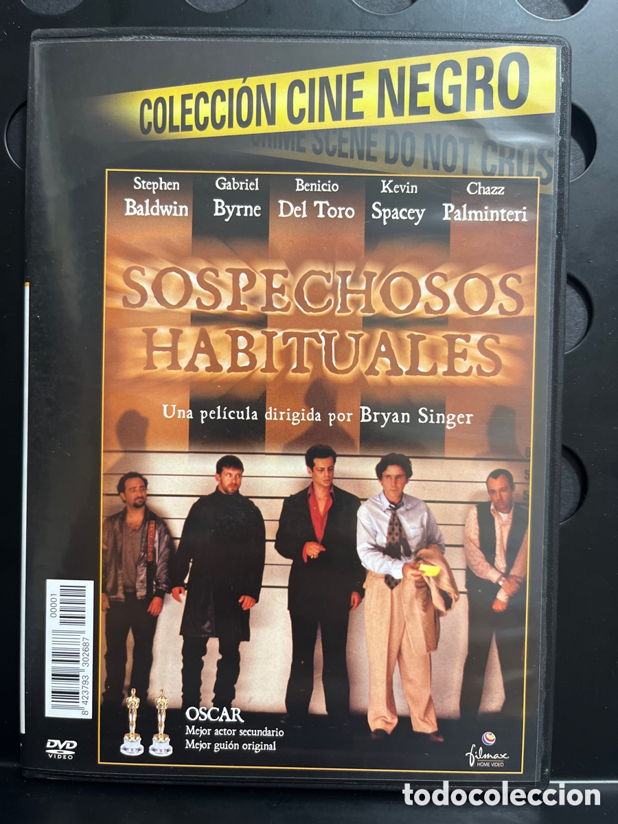 Cinema: SOSPECHOSOS HABITUALES de BRYAN SINGER COLECCI&Oacute;N CINE NEGRO 92&rsquo; DVD ( 1995 )