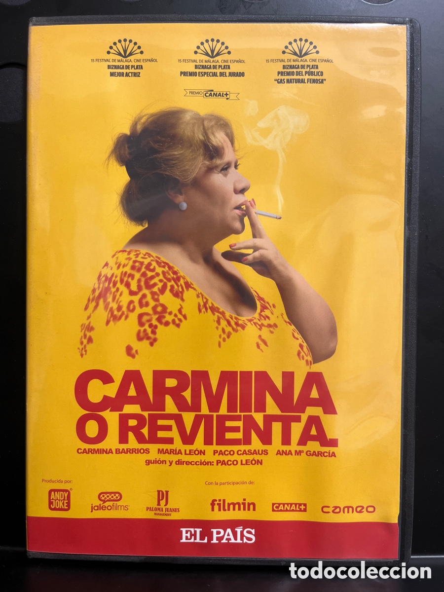 Cine: CARMINA O REVIENTA de PACO LE&Oacute;N 70&rsquo; DVD ( 2012 )