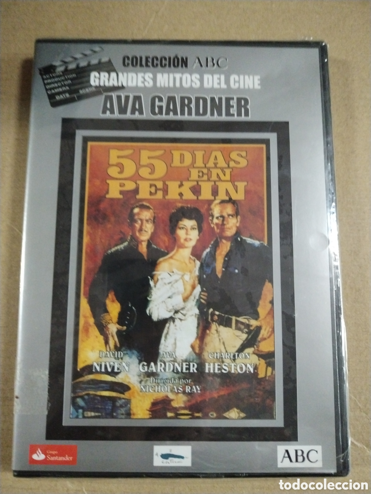 Cinema: Grandes Mitos del Cine. Ava Gadner. 55 d&iacute;as en Pek&iacute;n. DVD Precintado