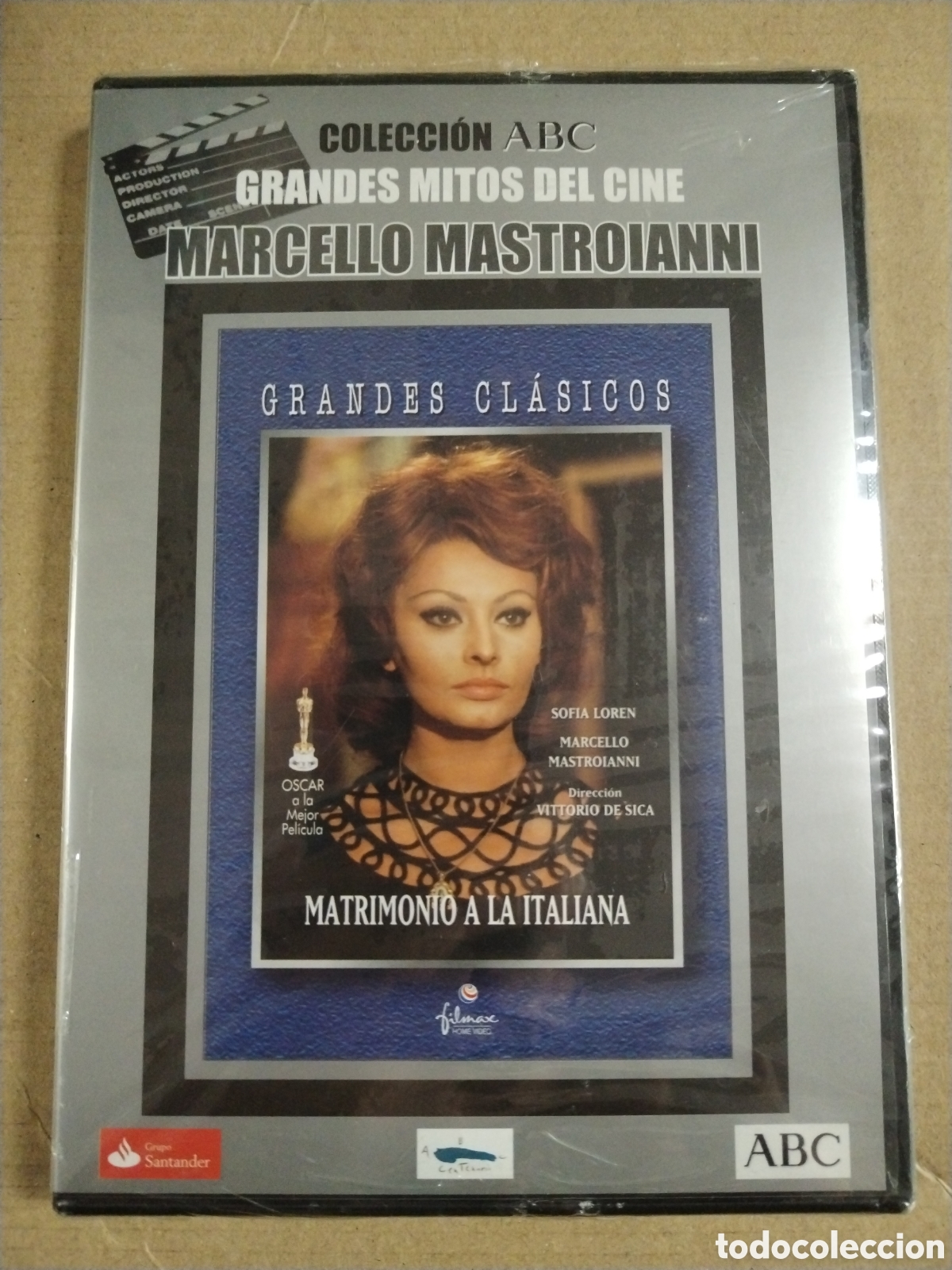 Cine: Grandes Mitos del Cine. Marcello Mastroianni. Matrimonio a la italiana. DVD Precintado