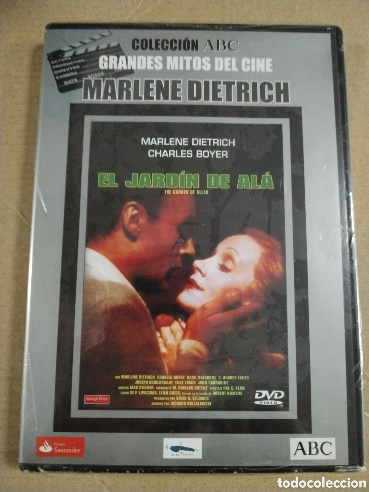 Cine: Grandes Mitos del Cine. Marlene Dietrich. El jard&iacute;n de Al&aacute;. DVD Precintado