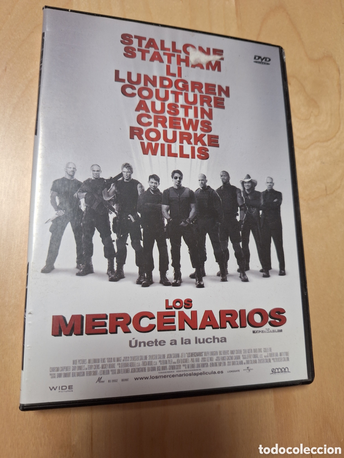Cine: RD91 los mercenarios DVD SEGUNDAMANO