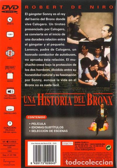 Cine: Una historia del Bronx- 8420172029043