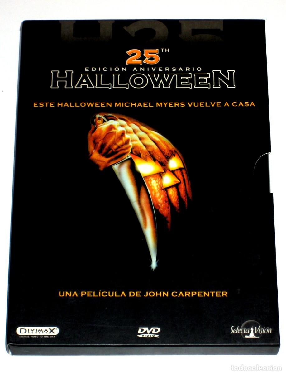 Cine: La Noche de Halloween (Ed. 25 Aniversario - 2 Discos) - John Carpenter Jamie Lee Curtis DVD DESCAT.