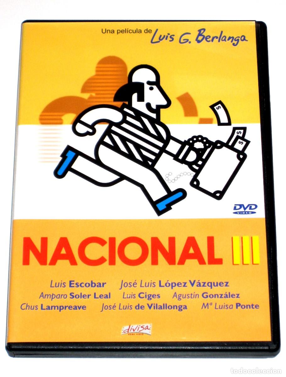 Cine: Nacional III - Luis G. Berlanga Luis Escobar Jos&eacute; Luis L&oacute;pez V&aacute;zquez Amparo Soler Leal DVD DESCATAL.