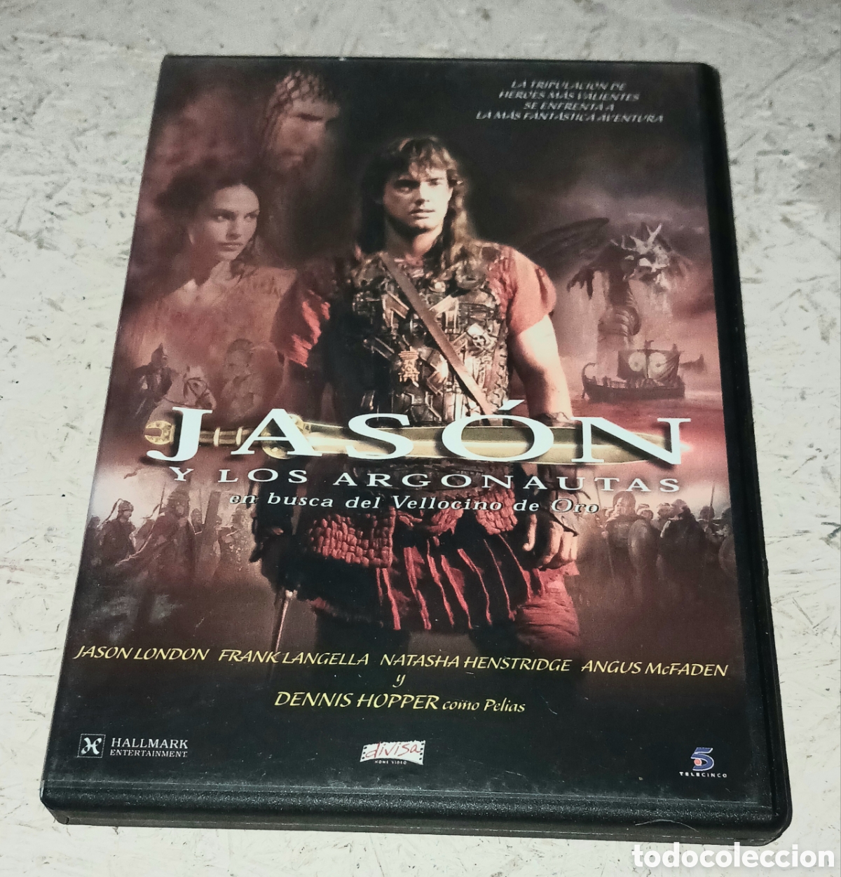 Cine: DVD Jas&oacute;n y los Argonautas: En busca del Vellocino de Oro, Nick Willing, Jason London, Dennis Hopper