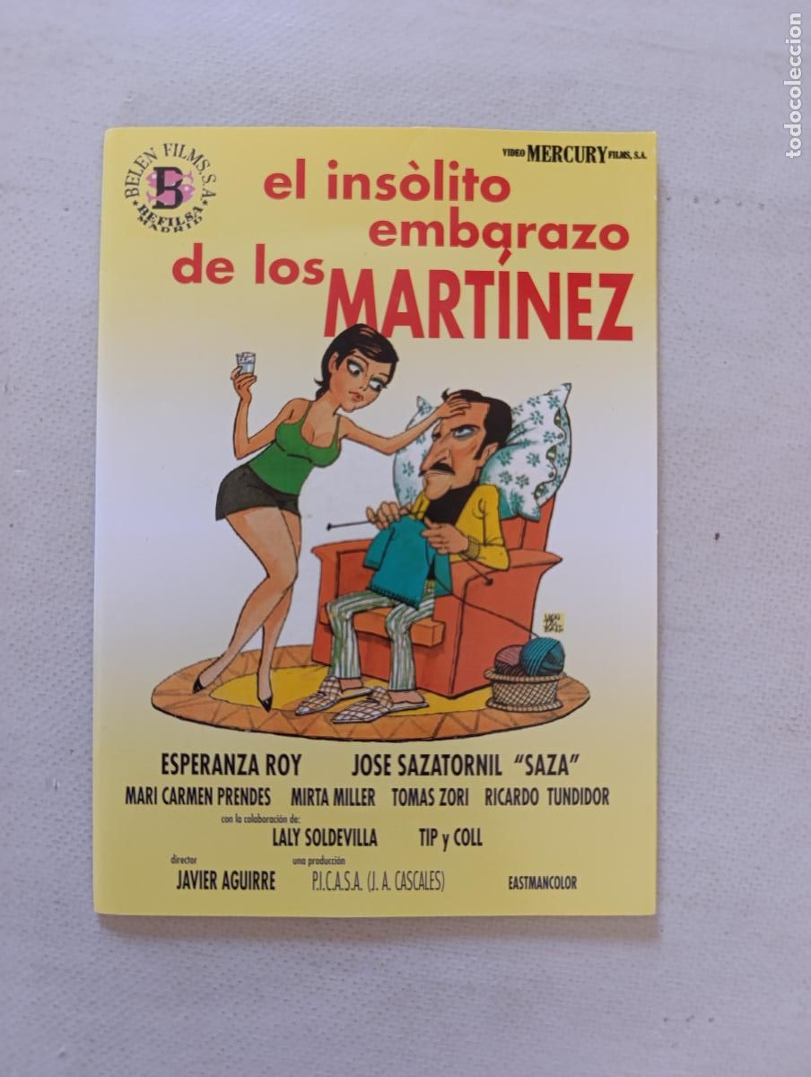 Cine: DVD EL INSOLITO EMBARAZO DE LOS MARTINEZ - FUNDA FINA CARTON (277)