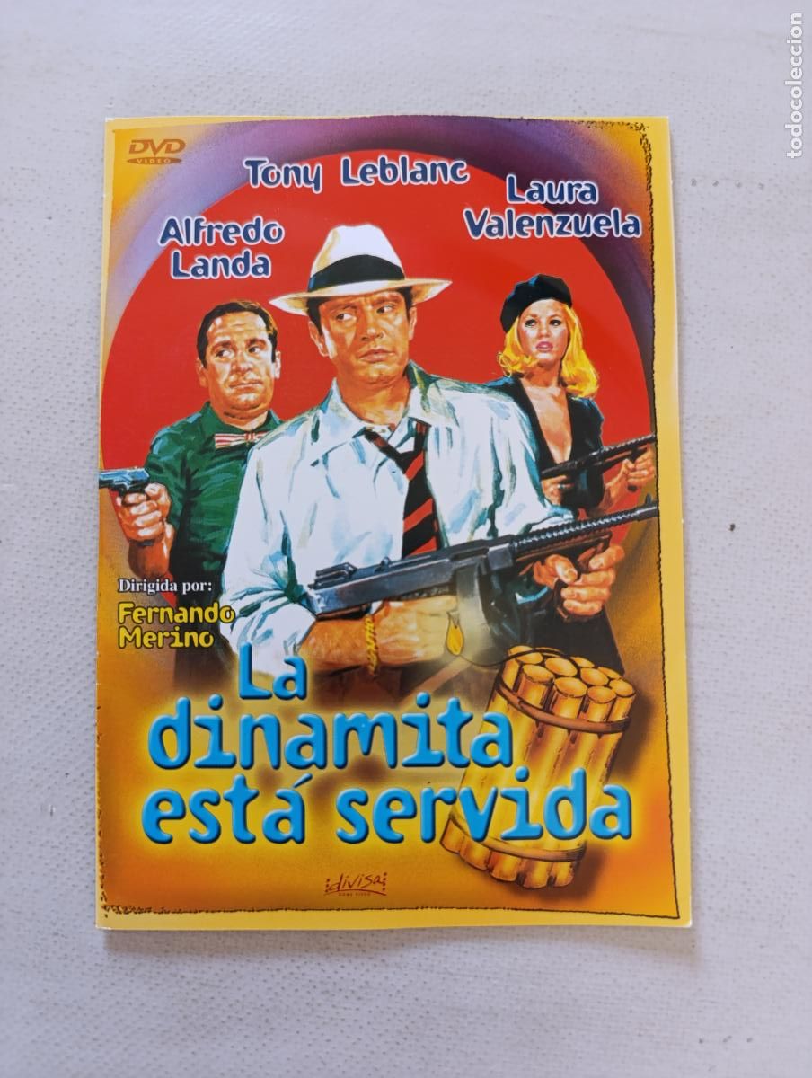 Cine: DVD LA DINAMITA ESTA SERVIDA - TONY LEBLANC - FUNDA FINA CARTON (278)