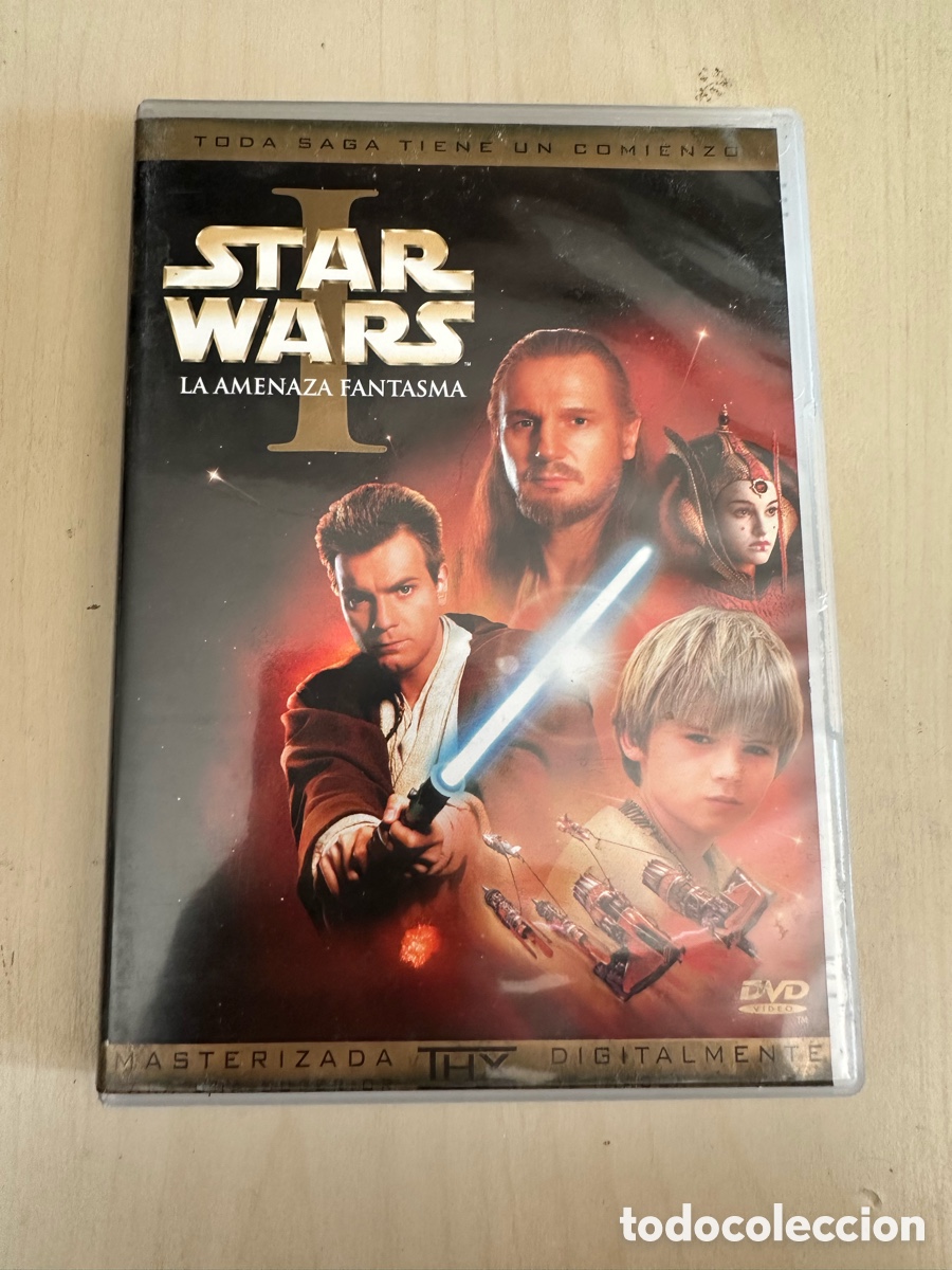 Cine: RD86 Star wars la amenaza fantasma dvd segunda mano
