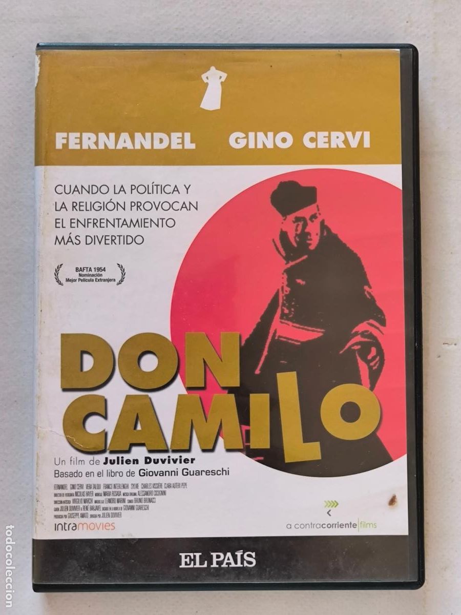 Cine: DVD DON CAMILO - FERNANDEL, GINO CERVI - LEER DESCRIPCION (280)
